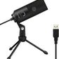 FIFINE USB Microphone, Metal Condenser Recording Microphone for Laptop MAC or Windows Cardioid Studio Recording Vocals, Voice Overs,Streaming Broadcast and YouTube Videos-K669B