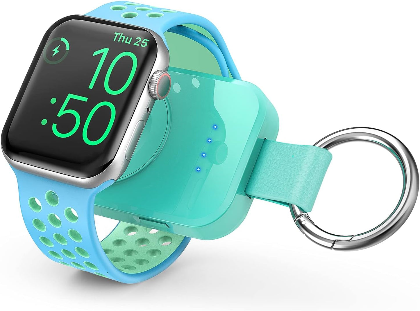i.VALUX for Apple Watch Charger Portable Magnetic i Watch Charger, Keychain Travel Accessories Smart Wireless Charging Battery Pack Power Bank for Apple Watch Series 10/9/8/7/6/5/4/3/2/1/SE/Ultra1 2