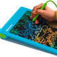 Discovery™ Bright Doodles LCD Art Tablet - Mess-Free Colorful Drawing on Widescreen Display, Includes Tethered Stylus