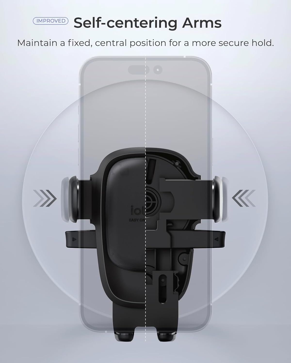 iOttie Easy One Touch 6 Universal Car Mount Dashboard &amp; Windshield Suction Cup Phone Holder for iPhone Samsung, Google, All Smartphones