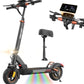 iENYRID 800W/2000W e Scooter for Adults Electric Scooter with Seat 10&#34; Off Road Pneumatic Tires Long Range Motorized e-Scooter,28-35MPH,30-35Miles Range eScooter,Fast Foldable Eletric Scooters for men