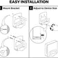 HumanCentric Cable Box Mount and Modem Mount, Adjustable Wall Mount for Small and Wide Devices Like Cable Boxes, Modems, DVD Players, Streaming Media Devices, Mount on The Wall Behind TV
