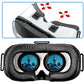 VR Headset for Phone, Compatible with iPhone Samsung and Android 3D Virtual Reality for Kids and Adults VR Goggles for Smartphone /4.5-6.3in Eyes Protected Anti-Blue HD Lenses