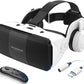 VR Headset for Phone 4.7-7.8 Inch iOS and Android, 3D Virtual Reality Glasses with Controller and Headphones, Vr Glasses for Kids and Adult Play Vr Games &amp; 3D Movies, for Men/Kids (
