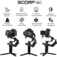 FeiyuTech Scorp Mini 3-Axis All In One Gimbal Stabilizer for Mirrorless Camera with Short Lens, Compact Cameras, Action Camera Gopro, 54-88mm Width iPhone 15 Pro, 1.3" Touch Screen, 2.6lbs Payload