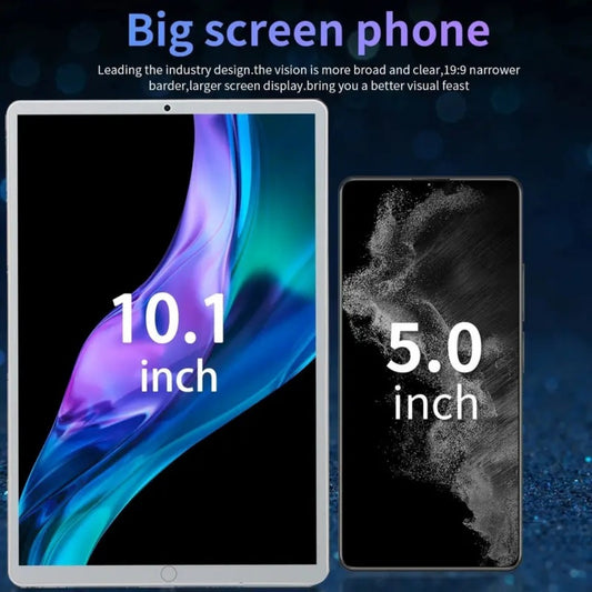 Android13 Slim Tablet, 10.1-Inch Large Screen, 1920 X 1200 Display, 8800mAh Battery, Front And Rear Cameras, Dual Speakers, 8 256GB Storage
