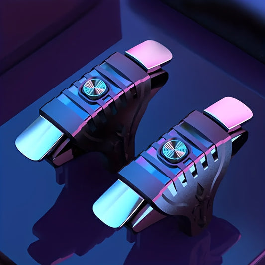 1 Pair Of Six-finger Gaming Electroplated Buttons
