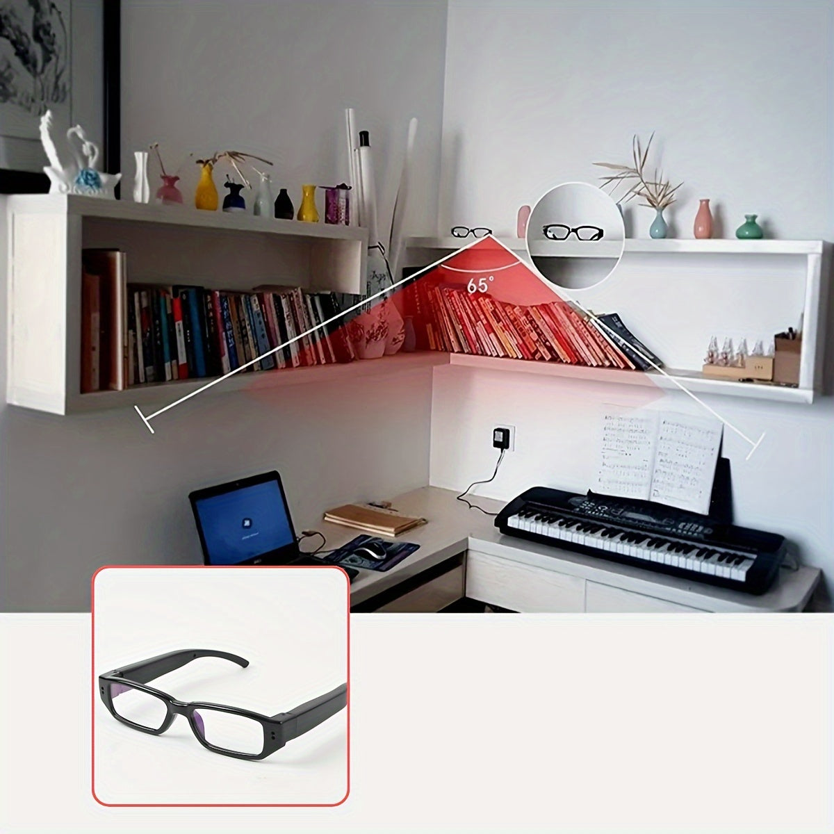 Smart Glasses Camera 1080P Sunglasses Digital Video Recorder Camcorder Eye Protection DV Sports Action Camera Outdoor Sport Eyeglasses