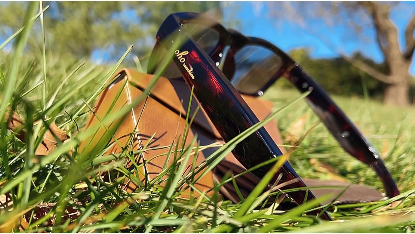 OhO Smart Glasses, Audio Glasses With Bluetooth Speaker,Reading Glasses With Voice Control and Open Ear,(Men/Women)