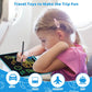LCD Writing Tablet,16 Inch Colorful Screen Rechargeable Doodle Board Toddler Educational Toys for 3 4 5 6 Years Old Boys Girls Reusable Portable Drawing Tablet Christmas Toys Gifts for Kids (Black)