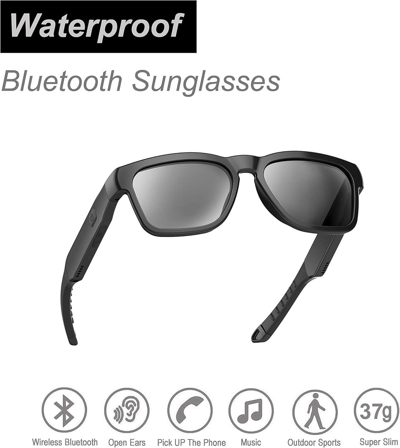 OhO Smart Glasses, Audio Glasses With Bluetooth Speaker,Reading Glasses With Voice Control and Open Ear,(Men/Women)