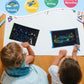 TECJOE 2 Pack LCD Writing Tablet, 8.5 Inch Colorful Doodle Board Drawing Tablet for Kids, Kids Travel Games Activity Learning Toys Birthday Gifts for 3 4 5 6 Year Old Boys and Girls Toddlers