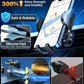 2025 Ultimate Car Phone Mount【80 LBS Strongest Suction &amp; Military-Grade】【Patent &amp; Safety Certs】 Cell Phone Holder Truck Stand for Dashboard Windshield Vent for iPhone 16 Pro Max 15 14 Samsung, Black