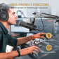 FIFINE K688 Podcast Microphone Kit, USB/XLR Dynamic Microphone with Boom Arm for PC/XLR Mixer, Gaming Mic with Mute Button, Headphone Jack for Vocal, Voice-Over, Streaming, Music Recording -K688CT