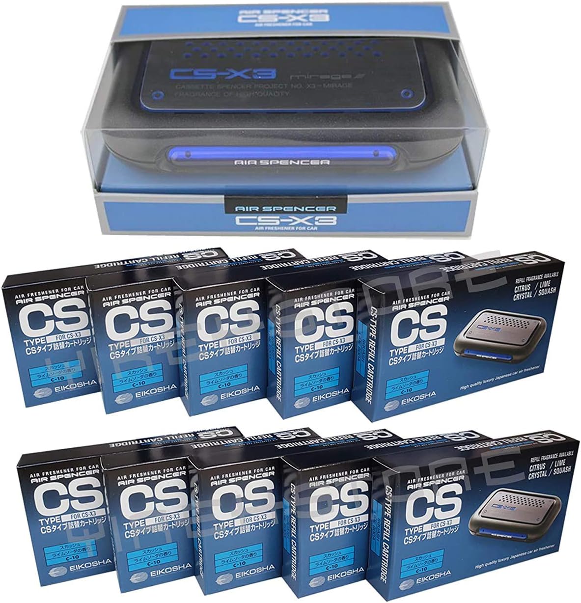 CS-X3 Squash C10 Air Spencer Refill - Pack of 3