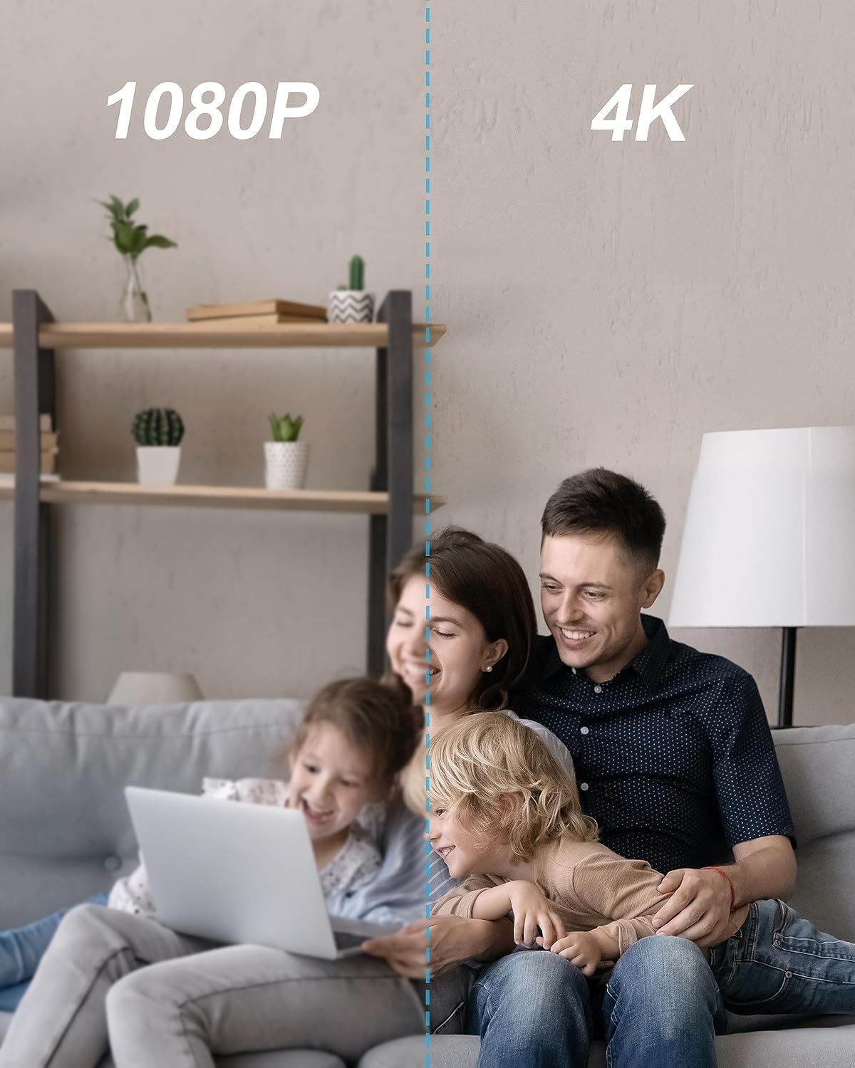 Swann Home Security Camera System with 2TB HDD, 8 Channel 4 Cam, 4K Ultra HD DVR, Indoor/Outdoor Wired Surveillance CCTV, Color Night Vision, Heat/Motion Warning Light, Alexa   Google, SWDVK-855804WL