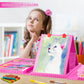 Art Supplies, 240-Piece Art Set Crafts Drawing Kits with Double Sided Trifold Easel, Includes Sketch Pads, Oil Pastels, Crayons, Colored Pencils, Gifts for Girls Boys Teen Ages 4-6-8-9-12 (Black)