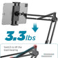 InnoGear Tablet Holder for Bed, Overhead Tablet Stand Phone Holder Tablet Mount for Desk 2 Clamps with Swivel Ball Head for iPad Kindle Switch Graphics Tablets 4-13&#34; Devices
