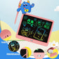 TEKFUN LCD Writing Tablet Doodle Board, 10inch Colorful Drawing Tablet Writing Pad, Kids Travel Essentials, Toddler Toys for 3 4 5 6 7 8 Year Old Girls Boys (Blue)
