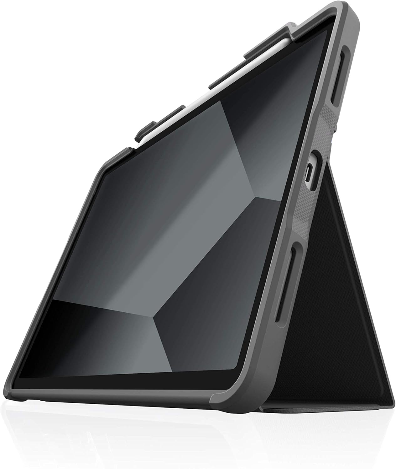 STM Dux Plus, Ultra Protective Case for iPad Air 4th gen EDU - Black (stm-222-307JT-01 EDU)