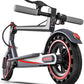 Electric Scooter Adults, Up to 22 Mph, 350W Motor Peak 500W, Foldable E-Scooter for Adults, Escooter Adults with App Control, Dual Syspension with Turn Signal Light, Dual Braking