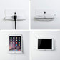 TXEsign Adhesive Wall Tablet Holder Mount Stand for Tablet Smartphones eReader Wall Holder Mount (Black)