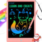 BUKEBU LCD Writing Tablet Doodle Board,10.5 inch Colorful Drawing Pad,Electronic Drawing Tablet, Drawing Pads,Travel Gifts for Kids Ages 3 4 5 6 7 8 Year Old Girls Boys (Blue)