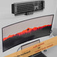 NOTMBESTM Under Desk Laptop Holder Under Desk Rack Mount for Keyboard &amp; Small Devices Also Fit for Cable Box Wall Mount Tray Organizer Like Routers, Modems, Network Switch and More