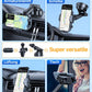 [2024 Upgrade 80LBS Strong Suction]YRU Car Phone Holder Mount,[Bumpy Road Stable]Dashboard Cell Phone Holder for Car Air Vent Windshield Phone Stand for iPhone 15 14 13 12 Pro Max Samsung Truck, Black