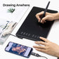 HUION Inspiroy H640P Drawing Tablet, 6x4 inch Art Tablet with Battery-Free Stylus, 8192 Pen Pressure, 6 Hot Keys, Graphics Tablet for Drawing, Writing, Design, Teaching, Work with Mac, PC &amp; Mobile