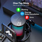 MAONO USB Gaming Microphone for PC, Noise Cancellation Condenser Mic with RGB Lights, Mute, Gain for Streaming, Recording, Podcast, Chat, Twitch, YouTube, Discord, Computer, PS5, PS4, GamerWave
