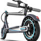 Electric Scooter Adults, Up to 22 Mph, 350W Motor Peak 500W, Foldable E-Scooter for Adults, Escooter Adults with App Control, Dual Syspension with Turn Signal Light, Dual Braking