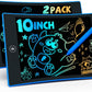 TEKFUN 2 Pack LCD Writing Tablet with Stylus, 8.5in Erasable Doodle Board Mess Free Drawing Pad for Kids, Car Trip Educational Toys Birthday Christmas Gift for 3 4 5 6 7 Girls Boys (2*Blue)