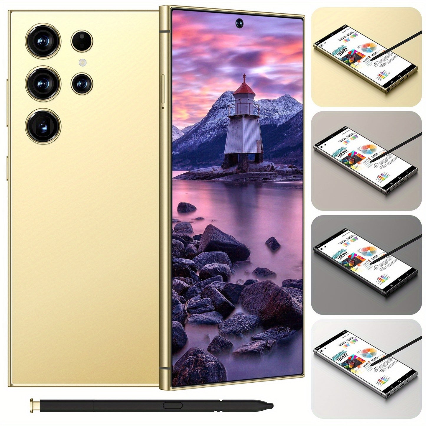 Unlocked Phone 5G Mobile Android 13 Phone with Built-in Stylus, 8GB   256GB, 6.8-inch Display, 50MP   13MP Cameras, 6800 MAh Dual-SIM