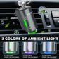 Smart Car Air Freshener, 3 Levels of Adjustable Intensity, Aroma Rechargeable Aroma Diffuser, Adjustable Aroma Diffuser, 220mAh Built-in， Fresh Intense Ocean Perfume