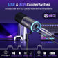TONOR XLR/USB Gaming Microphone Kit, RGB Dynamic PC Mic for Streaming Podcasting with Low Profile Boom Arm, Metal Recording Mic with Gain Control, Mute, Monitoring for Mac Android Tablet PS4/5 TD520S