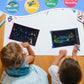 TECJOE 2 Pack LCD Writing Tablet, 8.5 Inch Colorful Doodle Board Drawing Tablet for Kids, Kids Travel Games Activity Learning Toys Birthday Gifts for 3 4 5 6 Year Old Boys and Girls Toddlers