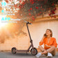 Electric Scooter Adults, Up to 22 Mph, 350W Motor Peak 500W, Foldable E-Scooter for Adults, Escooter Adults with App Control, Dual Syspension with Turn Signal Light, Dual Braking