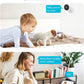 LaView Security Cameras 4pcs, Home Security Camera Indoor 1080P, Wi-Fi Cameras Wired for Pet, Motion Detection, Two-Way Audio, Night Vision, Phone App, Works with Alexa, iOS &amp; Android &amp; Web Access