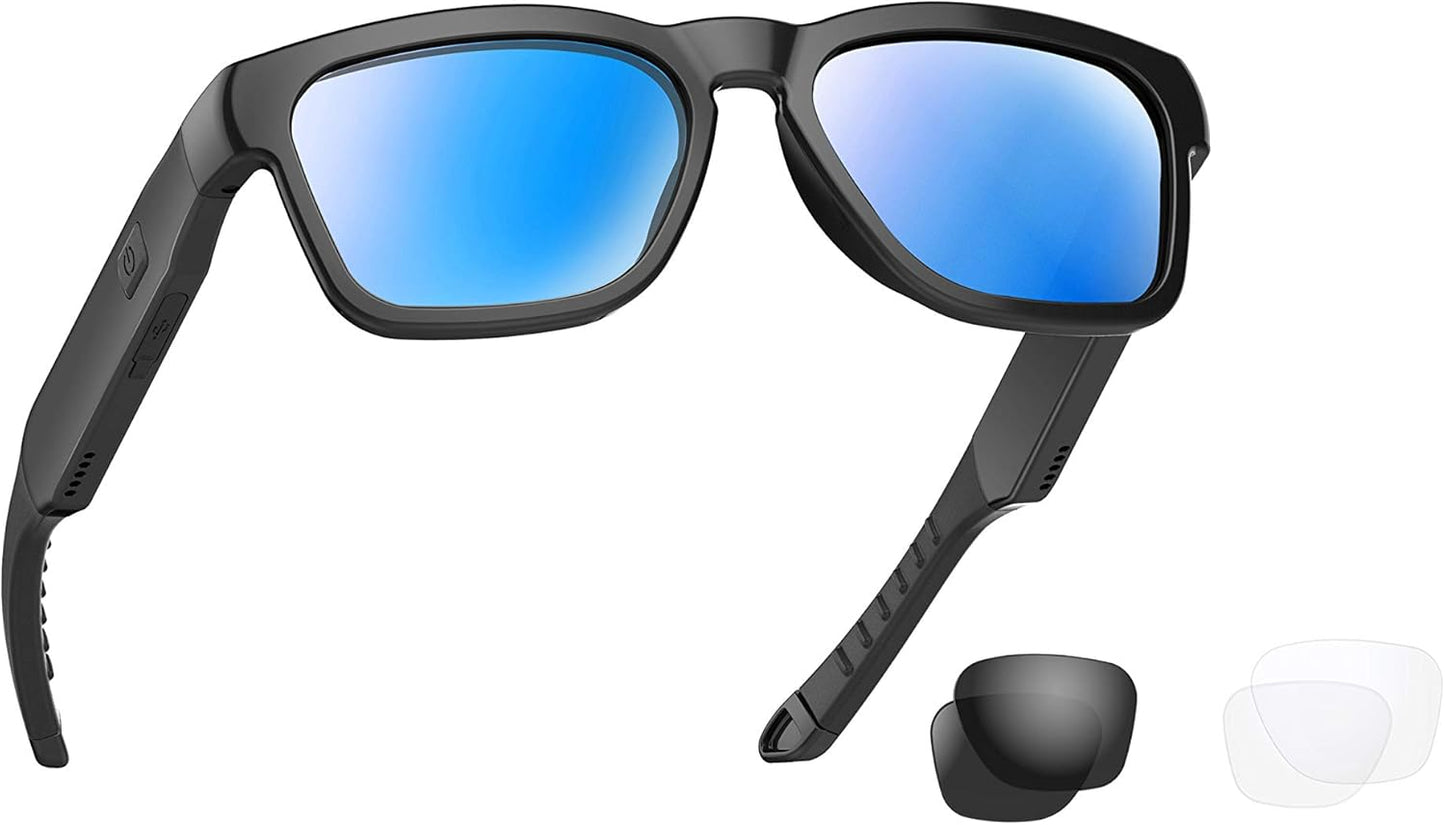 OhO Smart Glasses, Audio Glasses With Bluetooth Speaker,Reading Glasses With Voice Control and Open Ear,(Men/Women)