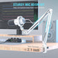FIFINE K688 Podcast Microphone Kit, USB/XLR Dynamic Microphone with Boom Arm for PC/XLR Mixer, Gaming Mic with Mute Button, Headphone Jack for Vocal, Voice-Over, Streaming, Music Recording -K688CT