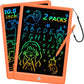 BUKEBU LCD Writing Tablet Doodle Board,10.5 inch Colorful Drawing Pad,Electronic Drawing Tablet, Drawing Pads,Travel Gifts for Kids Ages 3 4 5 6 7 8 Year Old Girls Boys (Blue)