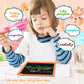 BUKEBU LCD Writing Tablet Doodle Board,10.5 inch Colorful Drawing Pad,Electronic Drawing Tablet, Drawing Pads,Travel Gifts for Kids Ages 3 4 5 6 7 8 Year Old Girls Boys (Blue)