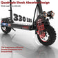 Electric Scooter Adults, 15/18/21AH Big Battery, 600/800/1200W Motor, 10&#34;/11&#34; Off Road Tire, Folding E Scooter with Seat