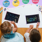TECJOE 2 Pack LCD Writing Tablet, 8.5 Inch Colorful Doodle Board Drawing Tablet for Kids, Kids Travel Games Activity Learning Toys Birthday Gifts for 3 4 5 6 Year Old Boys and Girls Toddlers