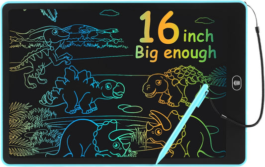 16" LCD Writing Tablet for Kids Adults, Colorful Drawing Pad Doodle Board