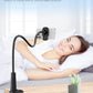 Tryone Gooseneck Phone Holder Stand for Bed Flexible Arm Adjustable Cell Phones Mount Clamp on Desk Bedframe Compatible with iPhone 14 Pro Max 13 12 11 X SE Series/Samsung S22 or Other 4&#34;-7&#34; Devices