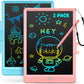 Kidopire LCD Writing Tablet, 2Pack Reusable Drawing Pad for Kids, Colorful Doodle Board Kids Drawing Tablet, Educational Toddler Girl Toys, Birthday Gift Ideas for 3 4 5 6 7 8 Year Old Kids