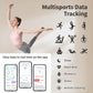 Smart Ring,Fitness Tracker Ring for Men/Women,Monitoring of Pedometer,Heart Rate,Blood Oxygen,Sleep Tracker,No App Subscription,Compatible with Android and iOS (Black,9#)