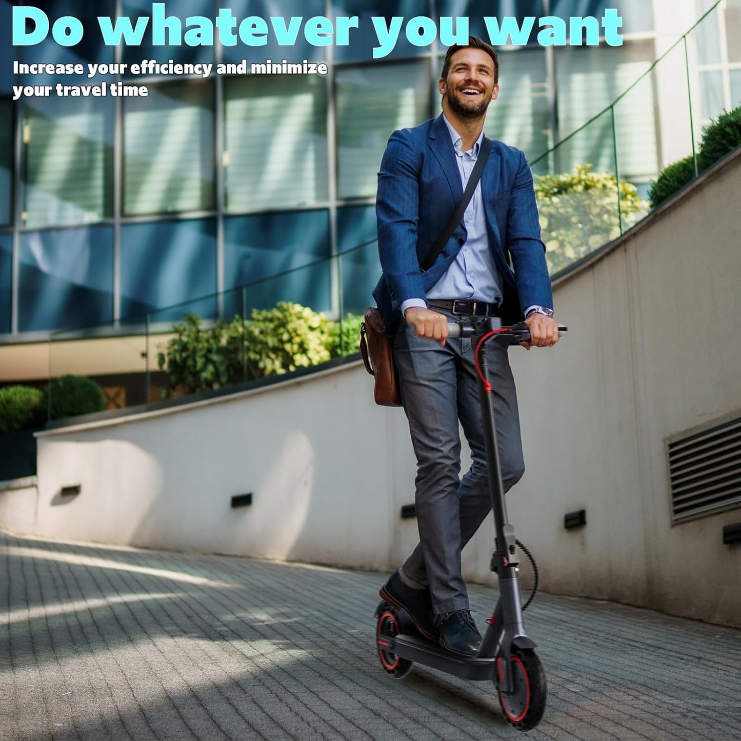 Electric Scooter Adults, Up to 22 Mph, 350W Motor Peak 500W, Foldable E-Scooter for Adults, Escooter Adults with App Control, Dual Syspension with Turn Signal Light, Dual Braking